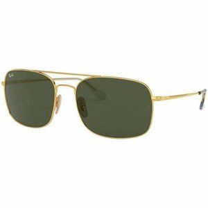 Ray-Ban Square Sunglasses Green Classic G-15 Lens